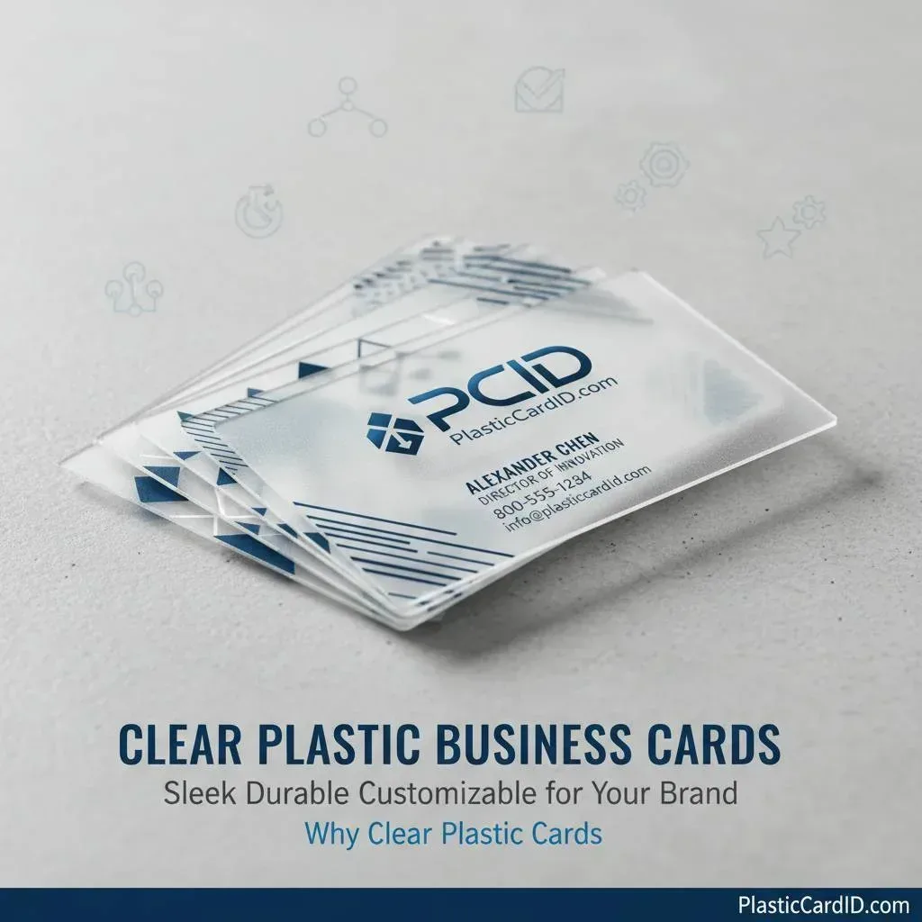 Why Clear Plastic Business Cards