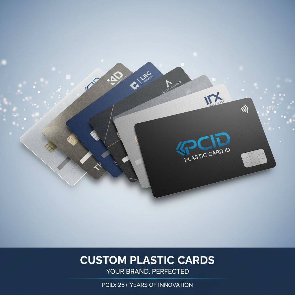 Explore Our Full Range of Custom Plastic Cards With Logo Options